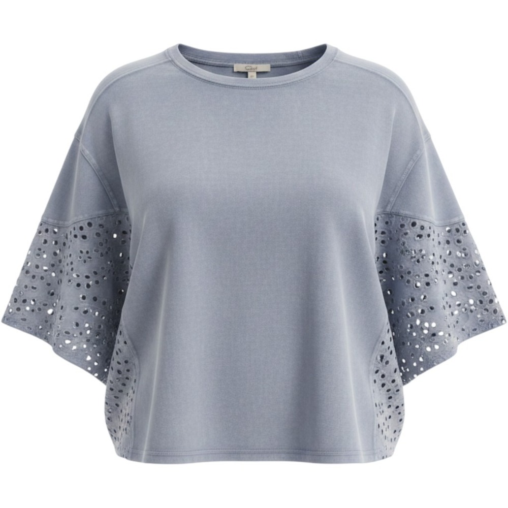 Easel Womens Boho Oversized Medium‎ Wing Sleeve Eyelets